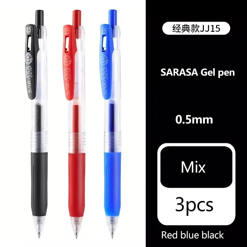 Stylos à encre Gel couleur zèbre JJ15  haute capacité rechargeable