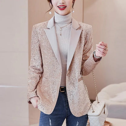 Blazers femme paillettes