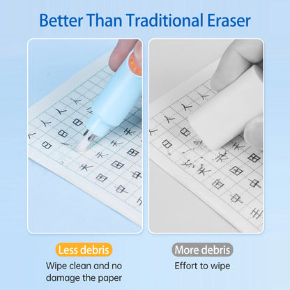 Gommes à crayon électriques rechargeables, avec 20 recharges de gomme,