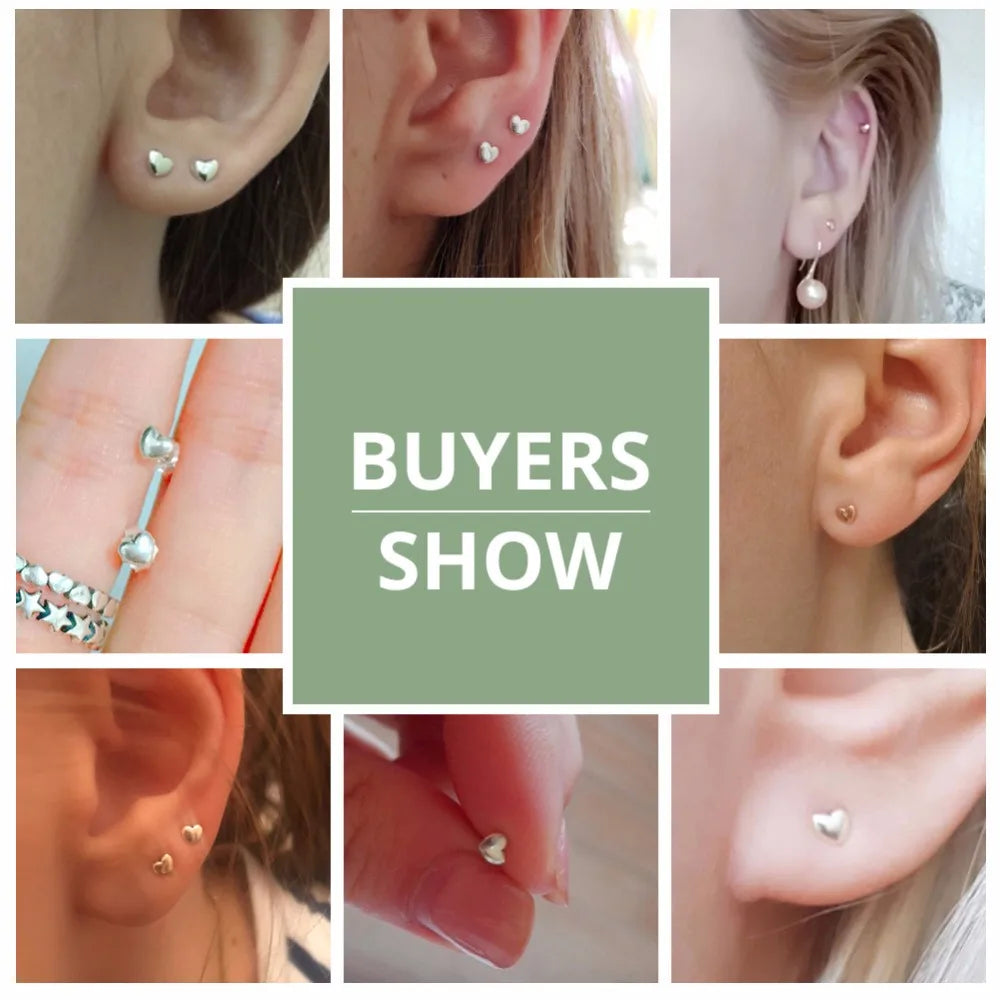 boucles d'oreilles pour femmes argent
