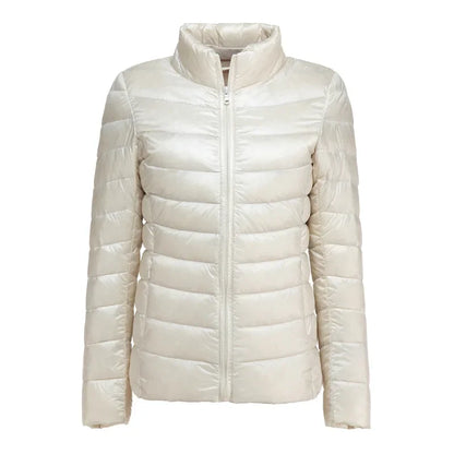 2025 nouveau UZZDSS automne femmes ultraléger mince doudoune 90% duvet de canard blanc vestes à capuche manteaux costume vestes WYRF 1051968