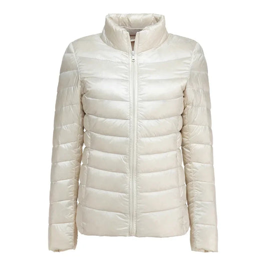 2025 nouveau UZZDSS automne femmes ultraléger mince doudoune 90% duvet de canard blanc vestes à capuche manteaux costume vestes WYRF 1051968