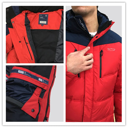 TALIFECK – veste d'hiver rembourrée en coton pour Homme, manteau matelassé de haute qualité, Patchwork, parka, taille européenne, vêtements