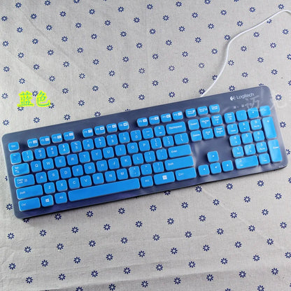 Logitech – housse de protection pour clavier de bureau, en silicone souple, étanche à la poussière et à l'eau, pour ordinateur portable, K310