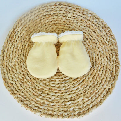 Gants d'hiver doux pour enfants de 0 à 3 ans, mitaines à doigts complets, solides et épais, Anti-grippage, en polaire, chauffe-mains pour tout-petits