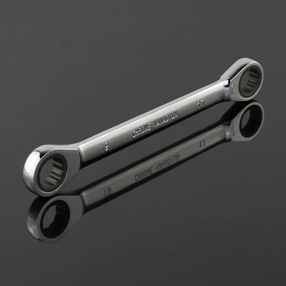 WEELEE – clé à Double cliquet, 1 pièce, outil manuel, 72 dents, acier au Chrome Vanadium, finition miroir