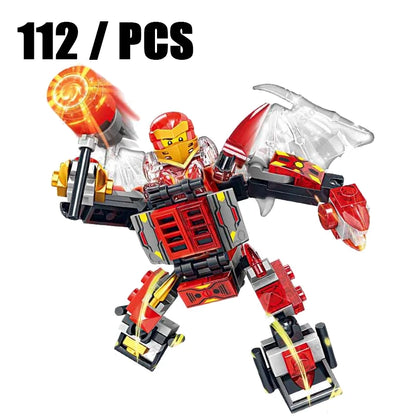 Nouveau Ninja Legacy Kai Jay Zane Lloyd moteur moto blocs de construction briques Mech Robot classique film modèle jouets pour enfants cadeaux