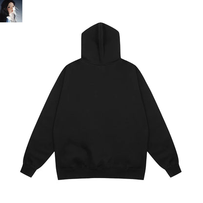 Sweat à capuche Kanye West pour hommes et femmes, pulls en mousse, impression bouffante, Ye ista Be Born Again, logo noir At Fit, CPFM, PVD, Y2K, 1:1