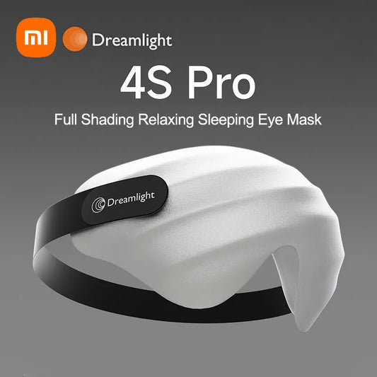 Dreamlight 4S Pro génération masque pour les yeux relaxant à ombrage complet masque de sommeil bloquer la lumière pour aide au sommeil masque pour les yeux en soie Pure douce