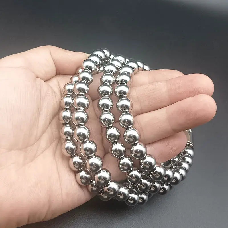 Bracelet fouet en acier de Style chinois, 1M, collier, chaîne, perles de prière, auto-défense, taille, foi, bouddha, Gadgets EDC pour hommes, bijoux Punk