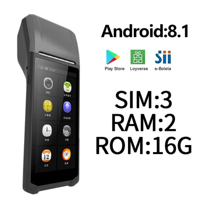 Imprimante thermique portative de reçu de position de Q1 Q2 de 58mm Terminal Android imprimante de billets de facture Mobile sans fil Bluetooth PDA avec la numérisation