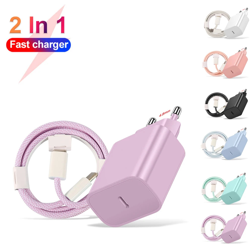 Chargeur USB C Type C 20W