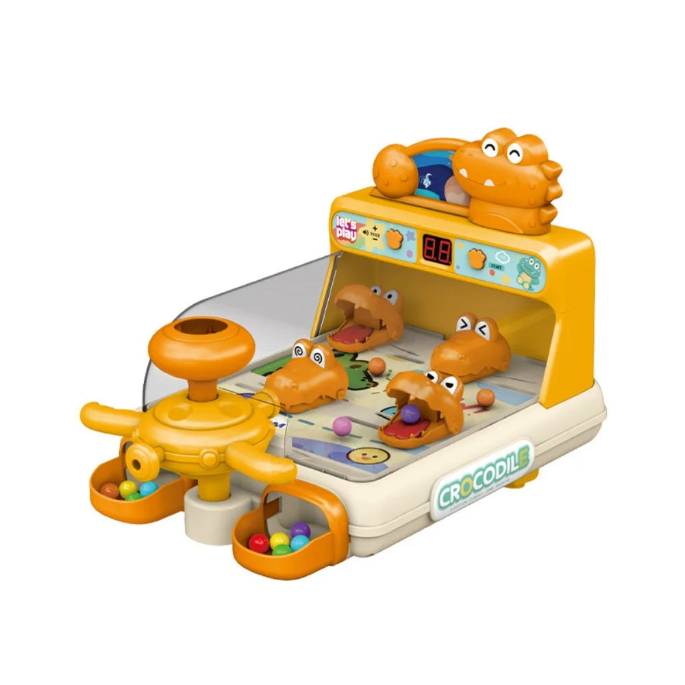 Jeux de Table Crocodile électriques, Machine de tir Pinball, Puzzle éducatif pour enfants, jouets pour garçons et filles, cadeaux pour la journée des enfants