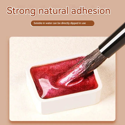 Ensemble de peinture d'interconnexion solide nacré, pigments d'interconnexion scintillants pour le dessin, la peinture, l'écriture, l'art, les fournitures scolaires, 12-60 couleurs