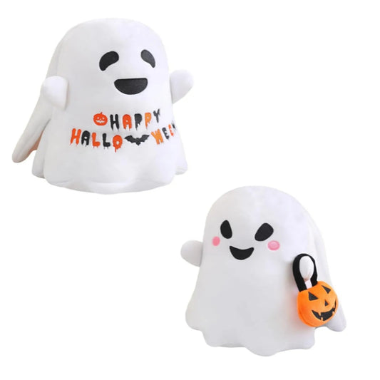 Peluche réversible pour Halloween, 10 pouces, en colère et effrayée, animaux en peluche sensoriels mignons, décoration de maison pour garçons et filles