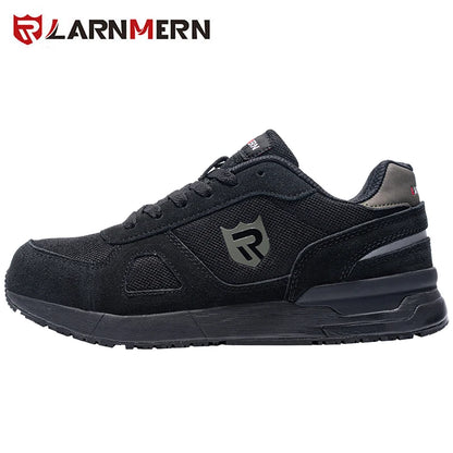 LARNMERN hommes chaussures à bout en acier chaussures de sécurité antistatiques femmes Composite respirant sans lacet travail baskets industries Protection