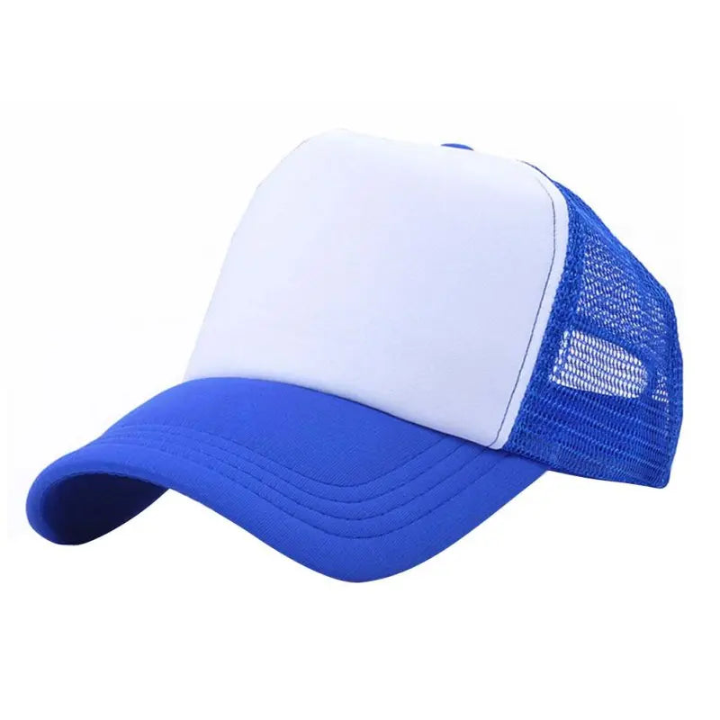 Casquettes décontractées pour enfants garçons et filles casquette de baseball enfants casquettes de soleil respirant demi-maille toutes saisons unisexe réglable chapeau de camionneur