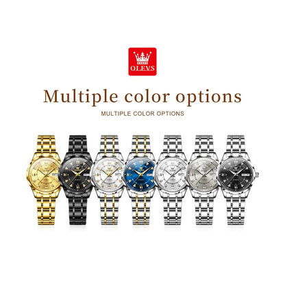 OLEVS 6727  montres mécaniques automatiques Simple polyvalent 30m étanche