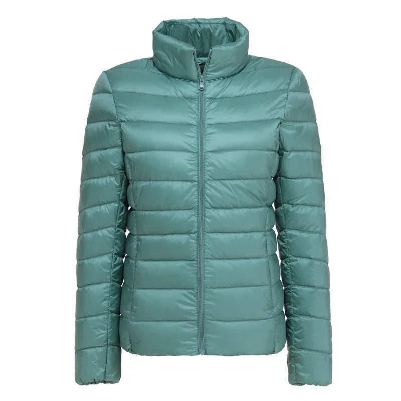 2025 nouveau UZZDSS automne femmes ultraléger mince doudoune 90% duvet de canard blanc vestes à capuche manteaux costume vestes WYRF 1051968