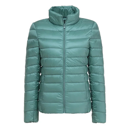 2025 nouveau UZZDSS automne femmes ultraléger mince doudoune 90% duvet de canard blanc vestes à capuche manteaux costume vestes WYRF 1051968