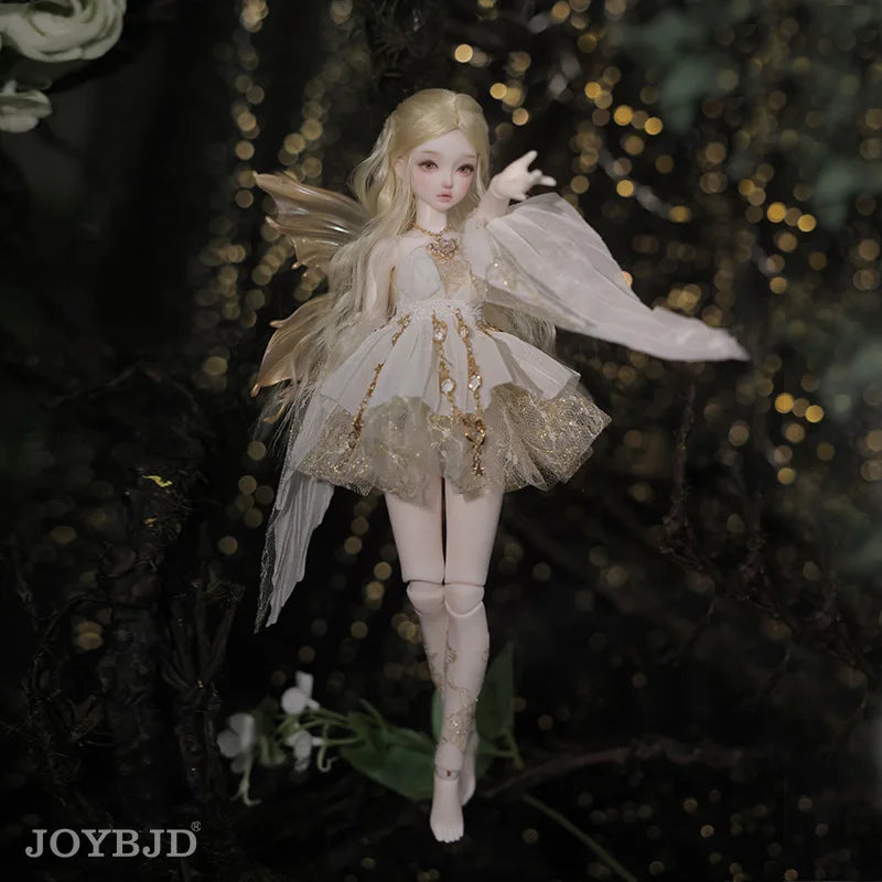 Nette Angel Firefly 1/6 Big Seins Wings Spray, Gradient Gold, Panoramic of Light Elf Archer, BJD Resin Ball Jointed Butter