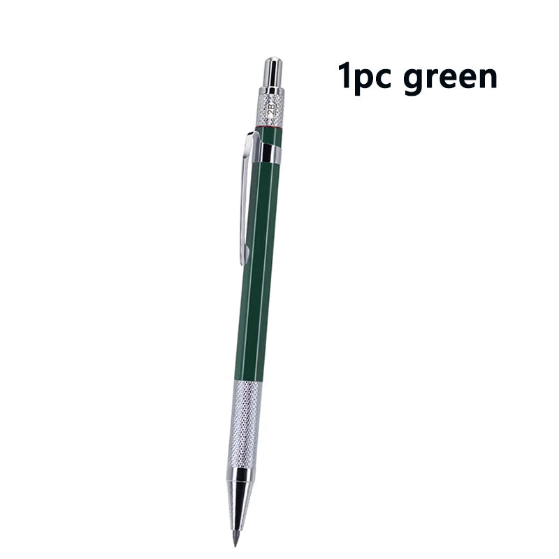 Nouveau crayon mécanique en métal multicolore,