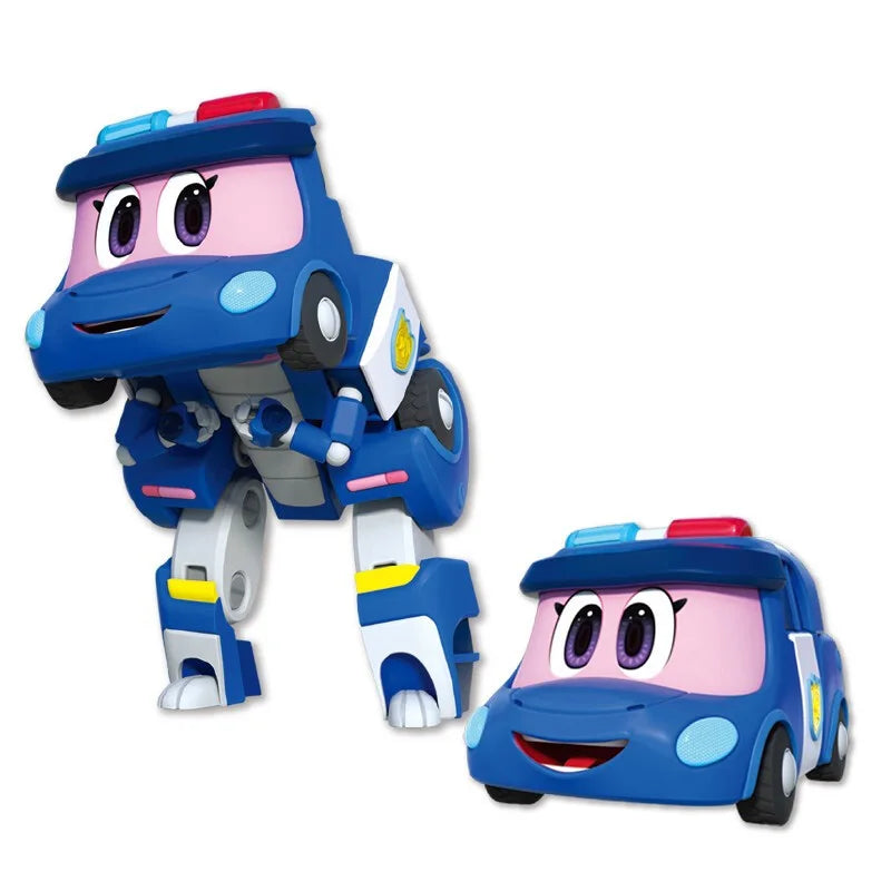 Min Gogo Dino ABS déformation voiture/avion figurines REX/PING/VIKI/TOMO Transformation dinosaure jouets pour enfants cadeau