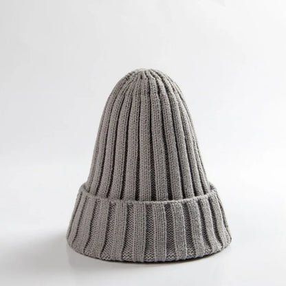 Chapeau de bébé brodé d'ours de dessin animé coréen, doux et chaud pour enfants garçons et filles, Bonnet d'hiver tricoté pour enfants