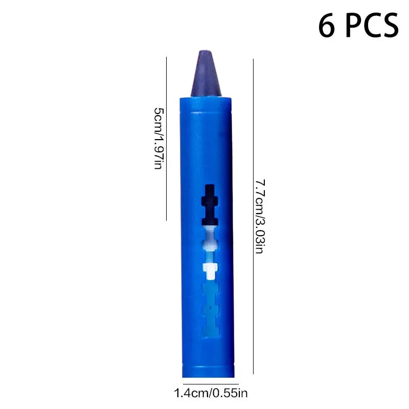 Crayons de bain lavables, 6 pièces, dessin coloré dans la baignoire, faciles à nettoyer, jouet artistique amusant pour enfants, Graffiti, Crayon de salle de bain