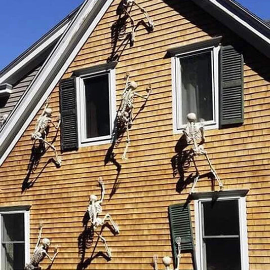 Squelette mobile d'halloween, faux os de crâne humain, décorations de fête d'halloween, Bar à domicile, maison hantée, accessoires d'horreur, jouets d'ornement