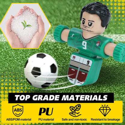 Nouveaux joueurs de football Fidget Spinner, jeu de baby-foot de table, jouets pour enfants, décor de bureau anti-Stress pour Collection