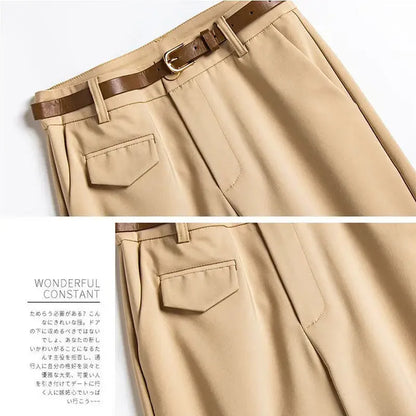Short décontracté taille haute pour femme, couleur unie, boutons, volants, Orange, ample, Bermuda, été