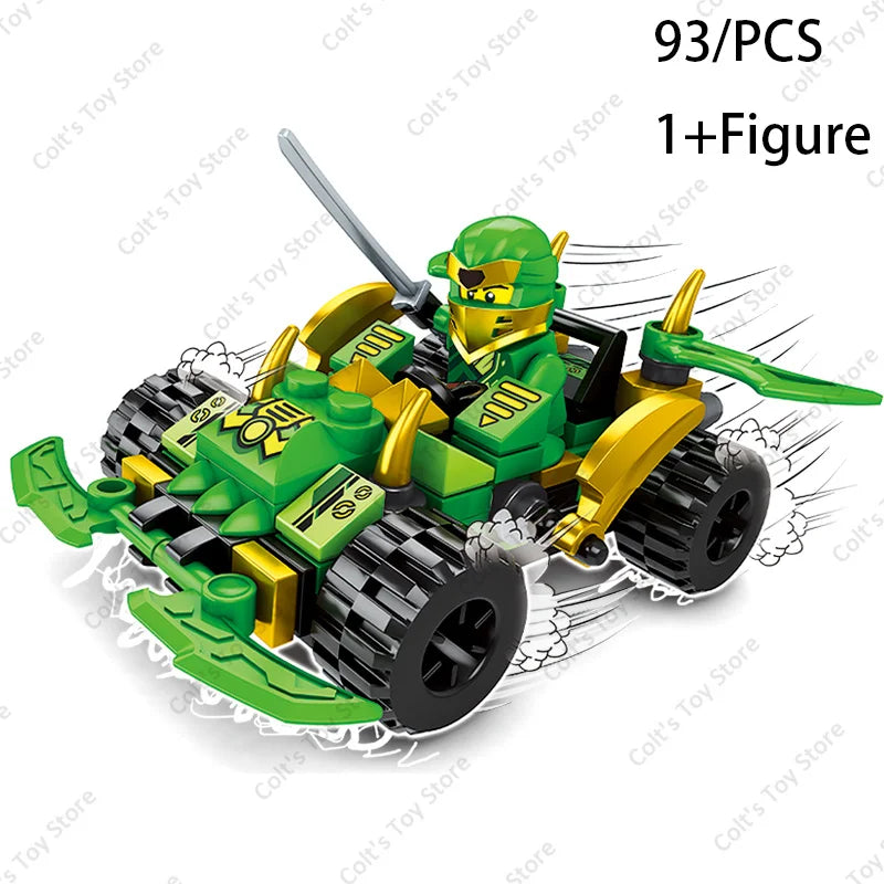 Nouveau Ninja Legacy Kai Jay Zane Lloyd moteur moto blocs de construction briques Mech Robot classique film modèle jouets pour enfants cadeaux