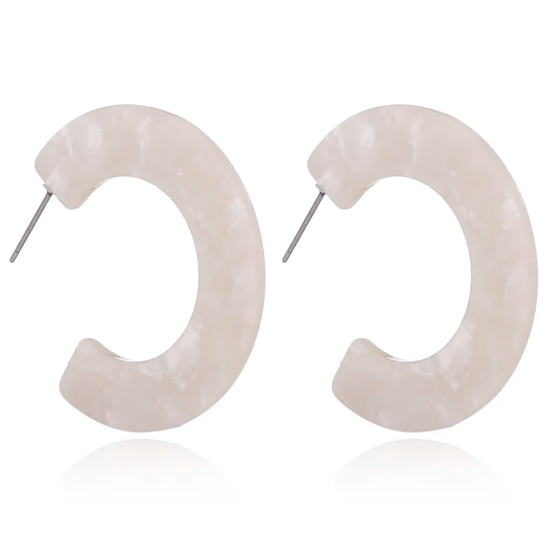 Boucles d'Oreilles promenales en Forme de Losange pour Femme, Bijou en Acrylique,