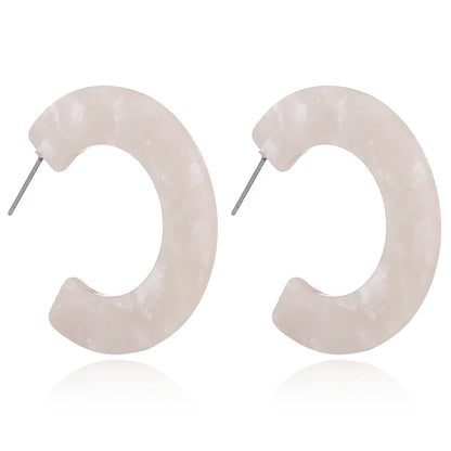Boucles d'Oreilles promenales en Forme de Losange pour Femme, Bijou en Acrylique,