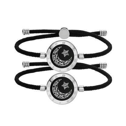 Totwoo cadeau de Couple romantique Bracelets Bluetooth intelligents avec rappel de vibrations pour iOS Android longue Distance