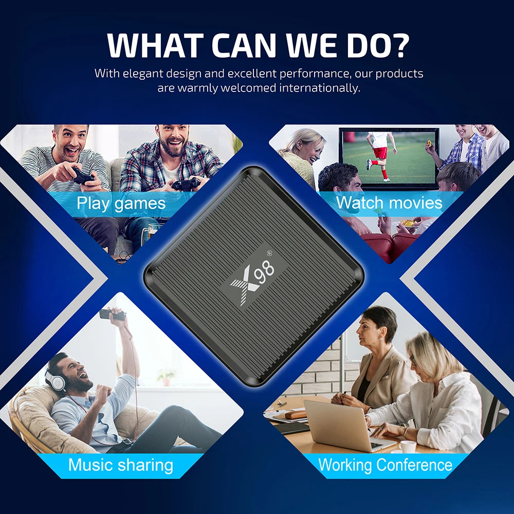 X98Q TV Box Android 11.0 Amlogic S905W2 Quad Core