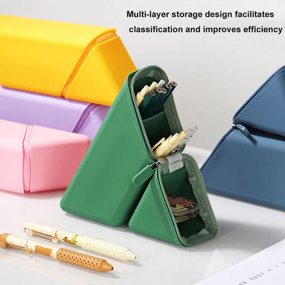 Porte-stylo pliable en Silicone,