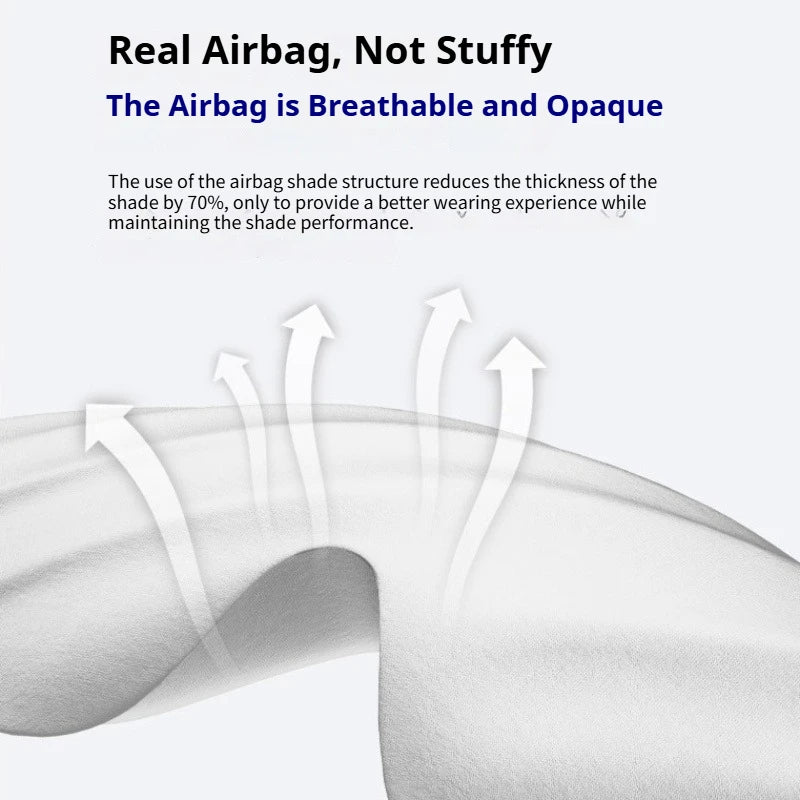 Dreamlight 4S Pro génération masque pour les yeux relaxant à ombrage complet masque de sommeil bloquer la lumière pour aide au sommeil masque pour les yeux en soie Pure douce