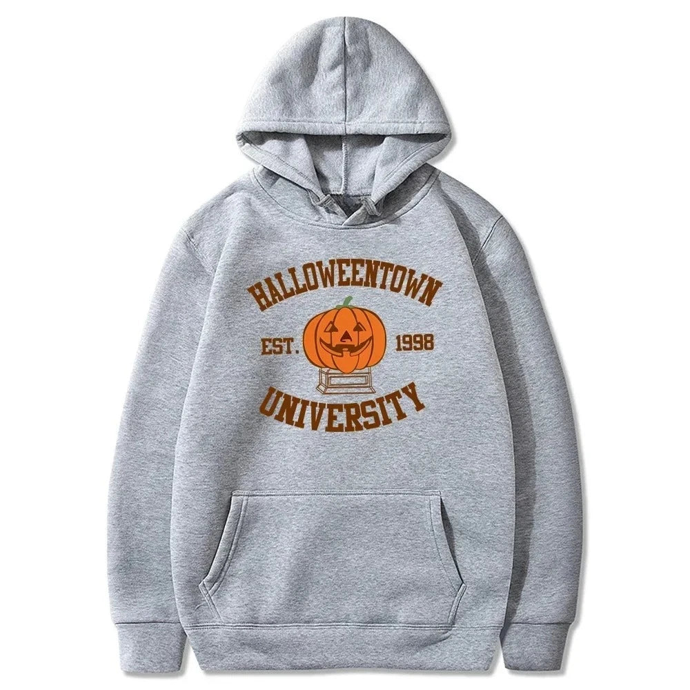 Halloweentown sweat à capuche Est 1998 imprimé pull Vintage Halloween ville automne hiver femme à la mode Halloween fête sweats à capuche