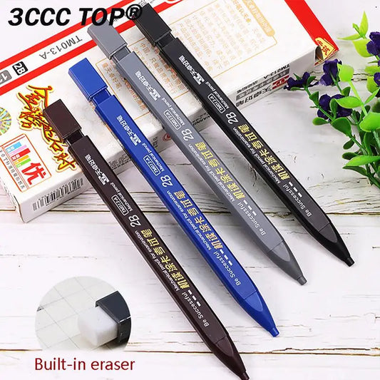 KOQZM - Optique-Crayon mécanique à tête plate, dessin 2B