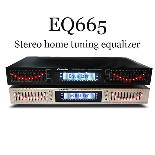 EQ665 égaliseur maison stéréo tuner double lycée basse Bluetooth HIFI haut de gamme audio amplificateur de son