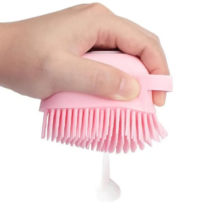 Brosse de bain avec crochet en Silicone souple, pour douches de bébé, nettoyage de la boue, dissolvant de saleté, Massage du dos, douche à bulles, brosses Non toxiques