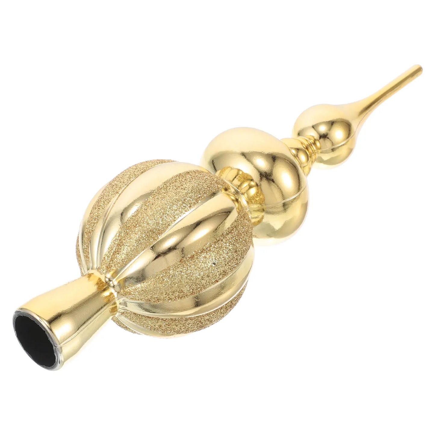 Ornement de noël sphérique en plastique, décoration de sommet d'arbre de noël, fournitures de fête, Festival, événements familiaux, centres commerciaux, garniture d'arbre