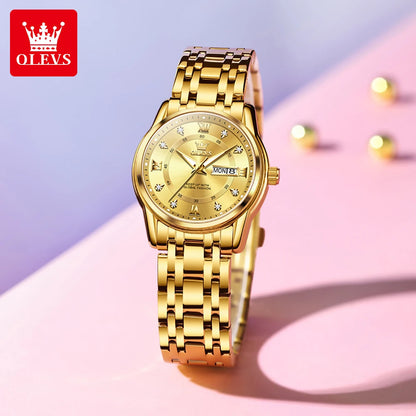 OLEVS 5513X montre pour femme montre à Quartz originale étanche lumineux jour Date  montres parfumé