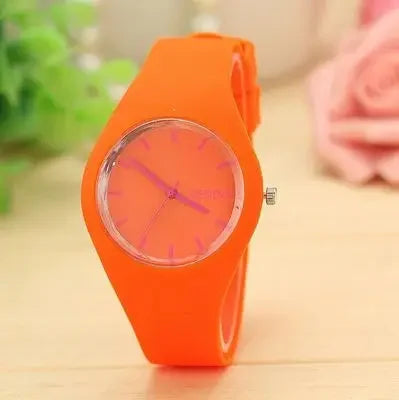 montres Ultra-mince mode bracelet en Silicone