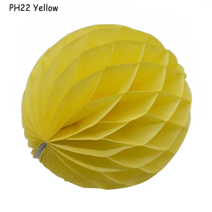 Boule décorative en papier nid d'abeille, 5 pièces/lot, 10/15cm, fleur Pastel, décoration de fête d'anniversaire pour mariage, enfant, fournitures de réception-cadeau pour bébé 8Z