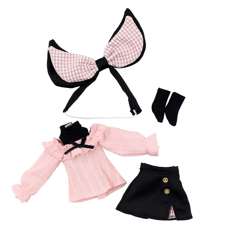 Vêtements kimono de poupée Blyth faits à la main, vêtements de poupée Blyth OB22 24, oreilles de lapin, robe de princesse pour Ymy Licca Azones Ob24 Ob27 Fr