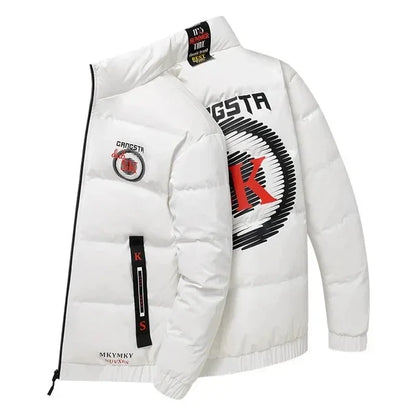 Nouveau cuir brillant hommes épaissir chaud hiver veste décontracté Parka vêtements d'extérieur automne imperméable col montant à capuche manteau vêtements