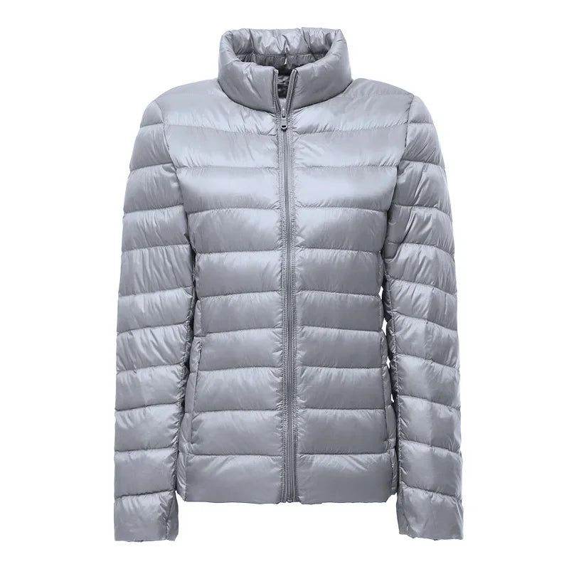 2025 nouveau UZZDSS automne femmes ultraléger mince doudoune 90% duvet de canard blanc vestes à capuche manteaux costume vestes WYRF 1051968